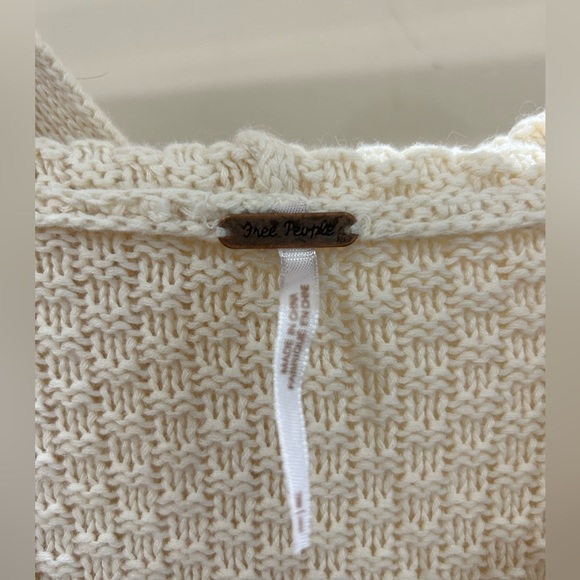 Free People Oversized Knit Hoodie Sweater - Picture 5 of 5